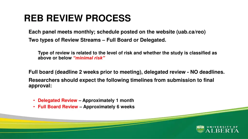 reb review process