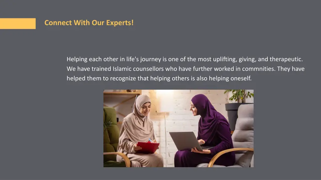 connect with our experts