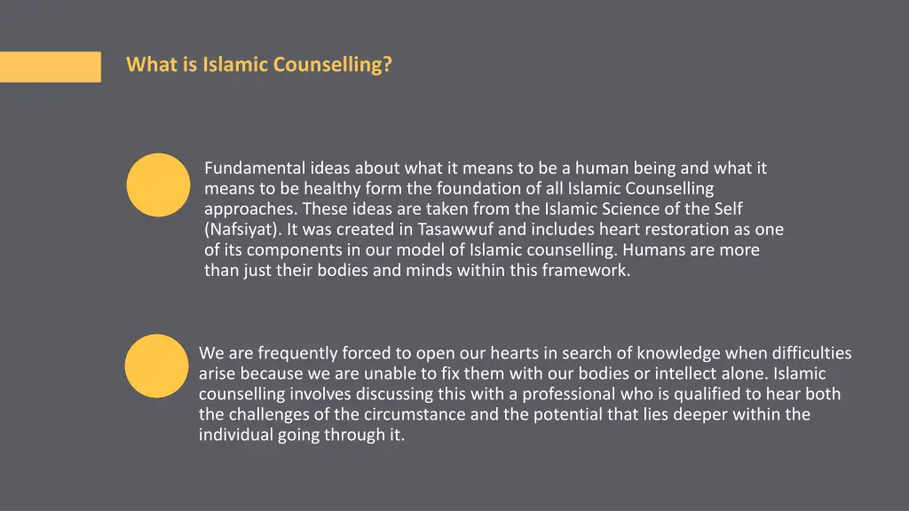 what is islamic counselling