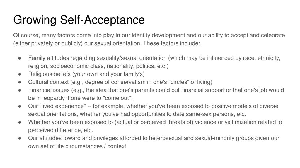 growing self acceptance 1