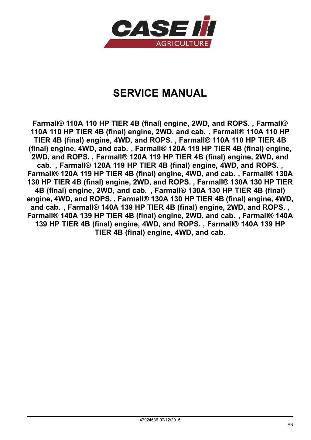 service manual