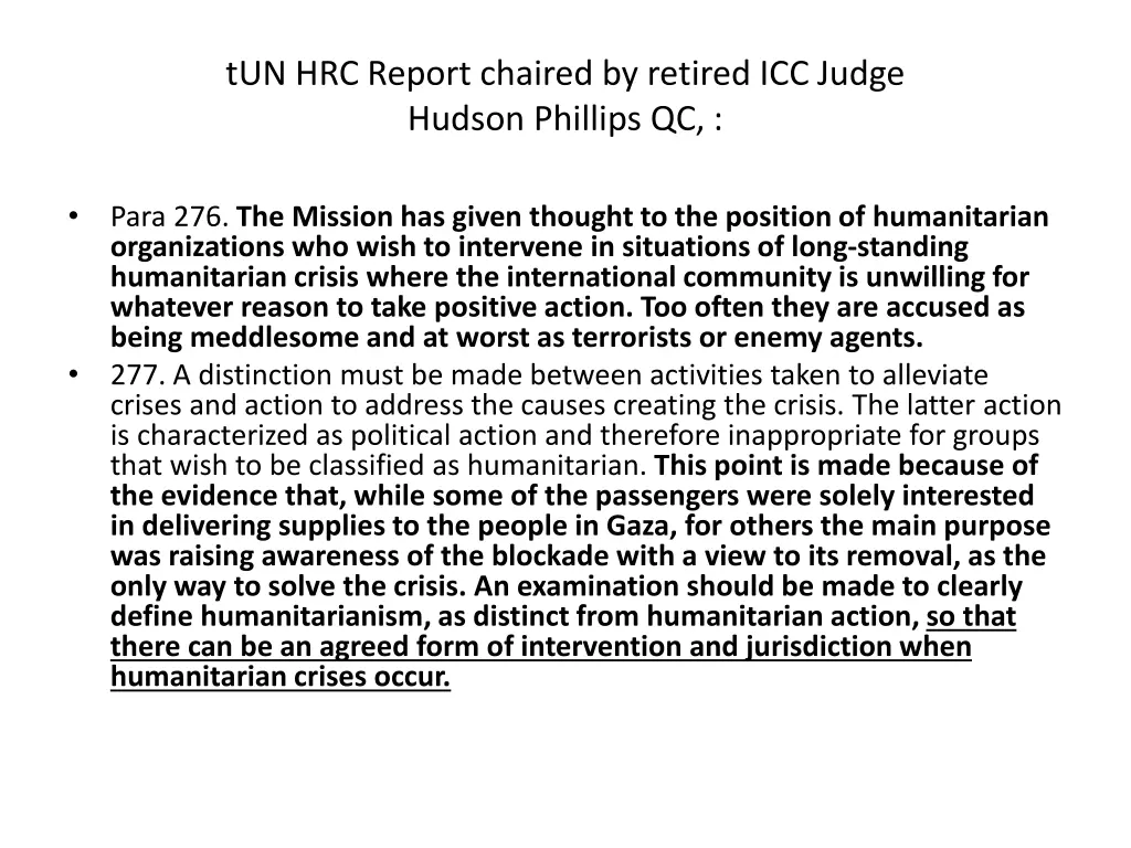 tun hrc report chaired by retired icc judge