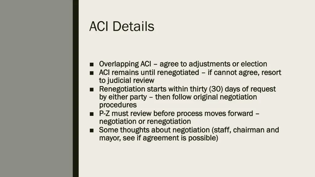 aci details