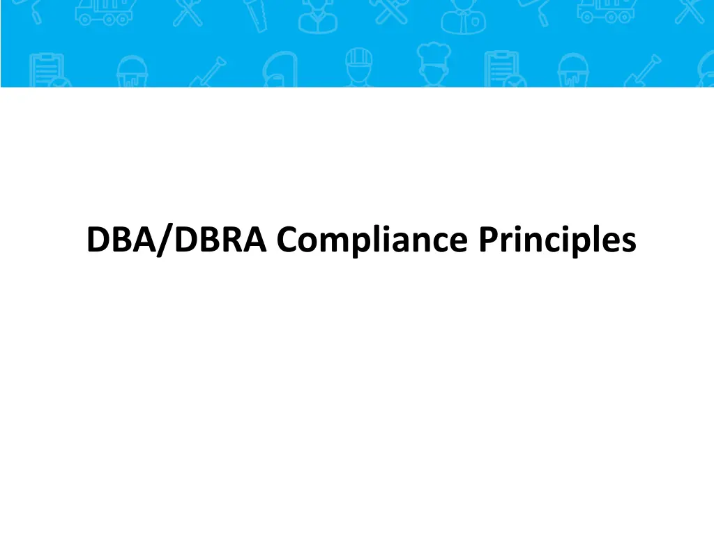 dba dbra compliance principles