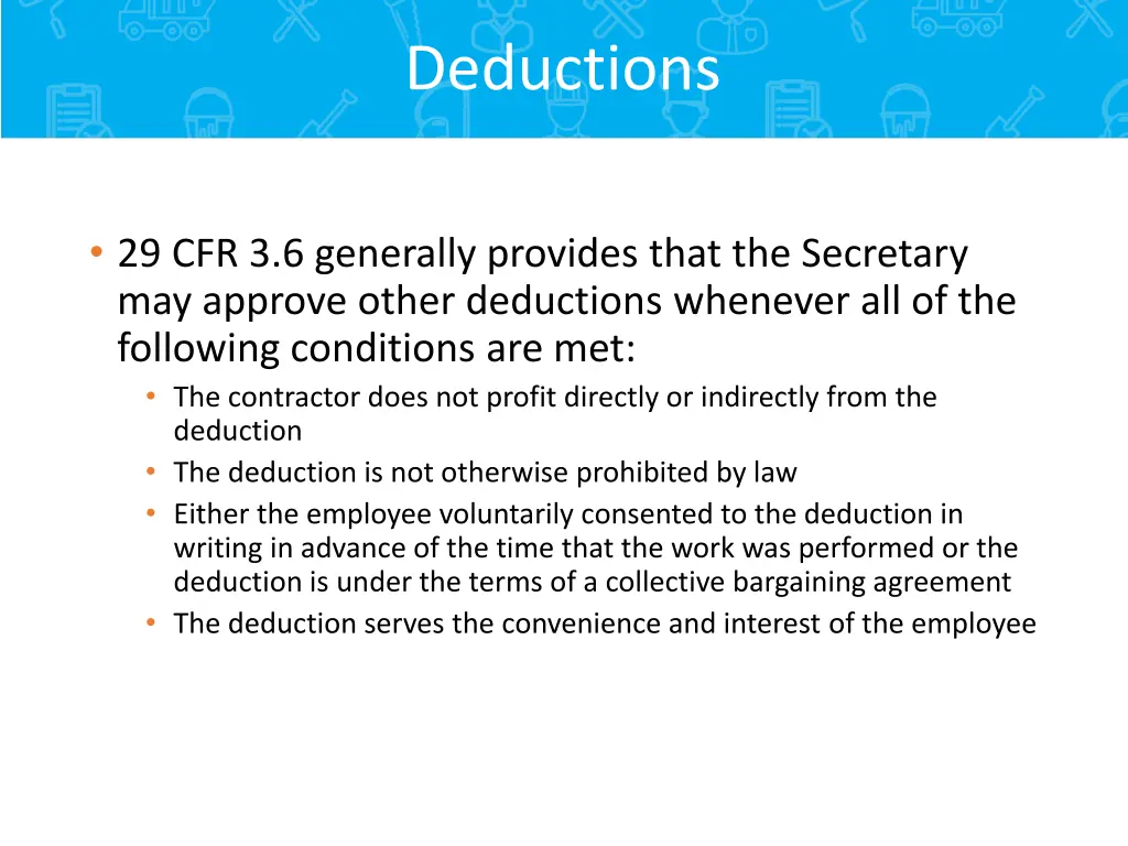 deductions 1