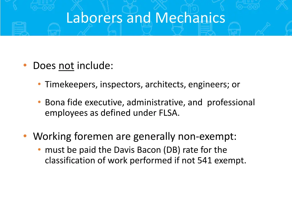 laborers and mechanics 1