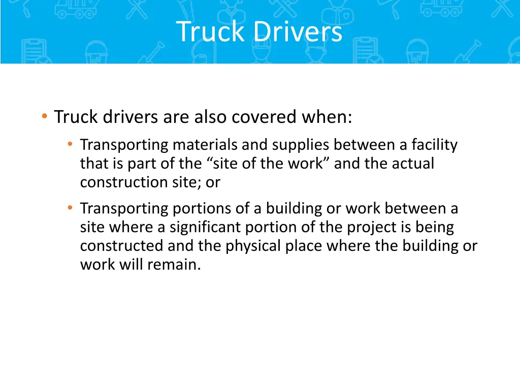 truck drivers 1