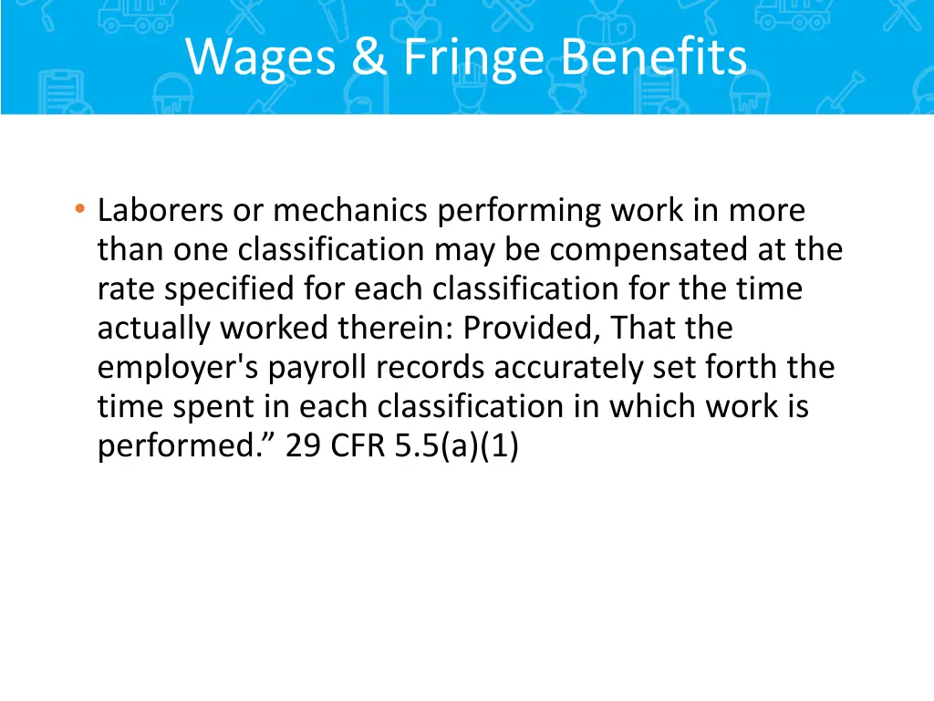 wages fringe benefits 1