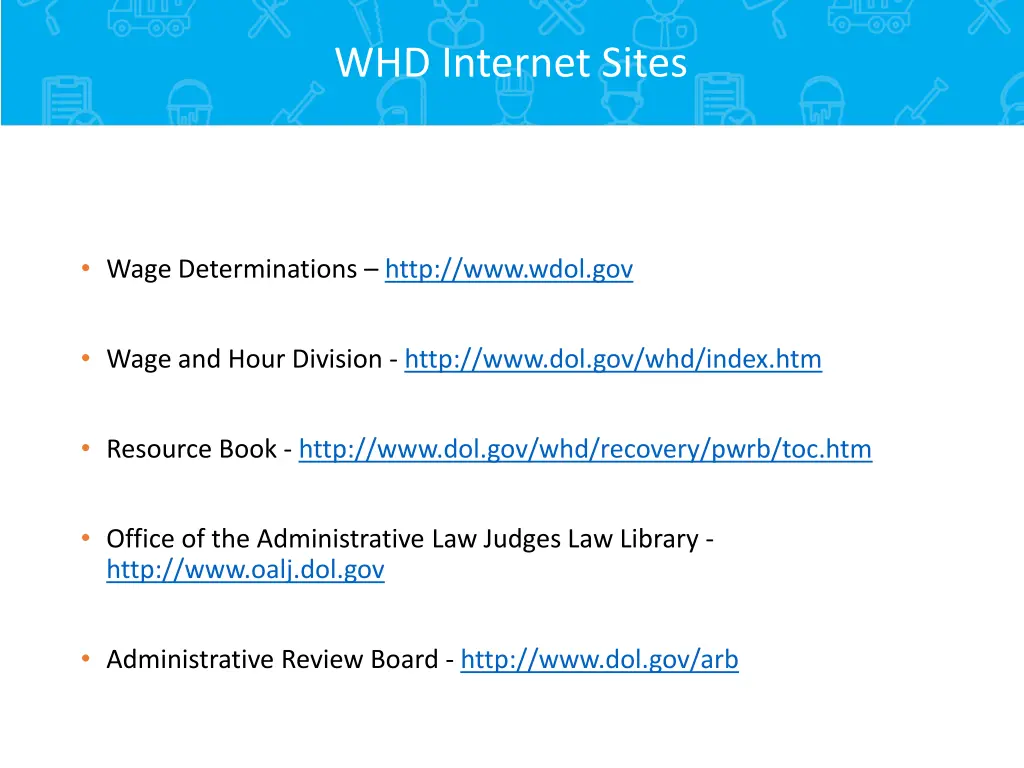 whd internet sites