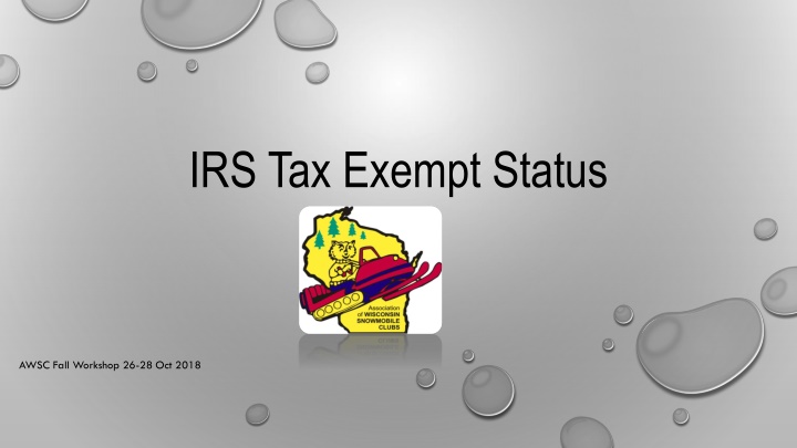 irs tax exempt status