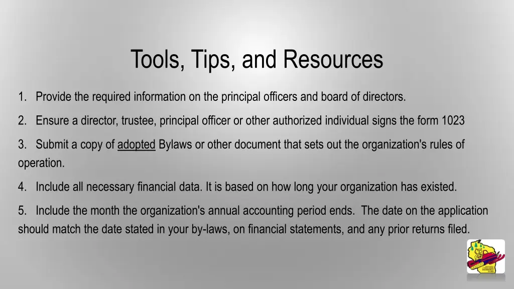 tools tips and resources