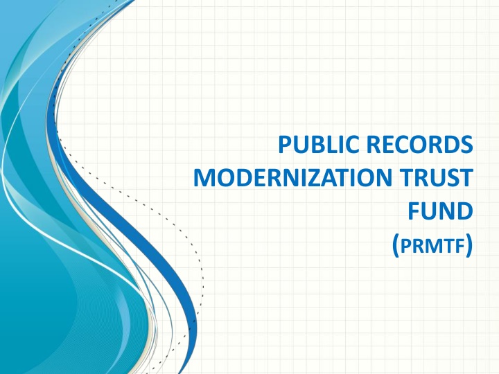 public records modernization trust