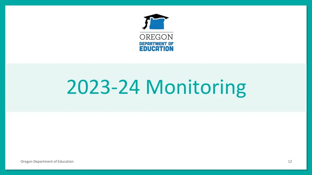 2023 24 monitoring