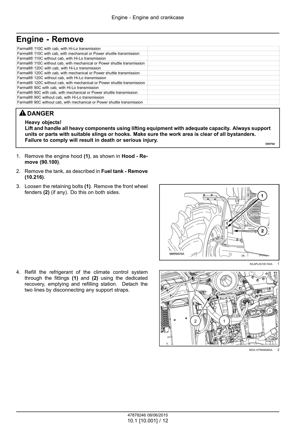 engine engine and crankcase 9