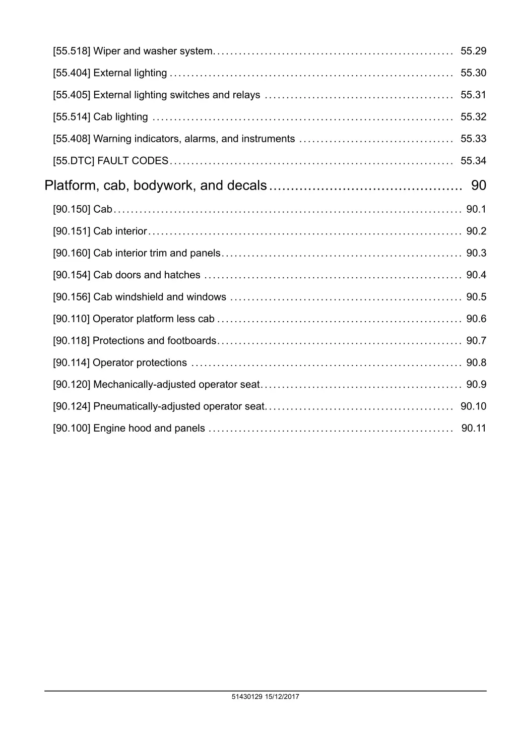 55 518 wiper and washer system 55 29