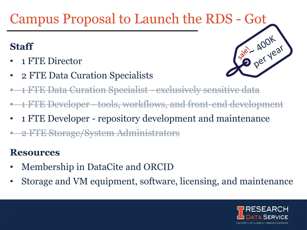 campus proposal to launch the rds got