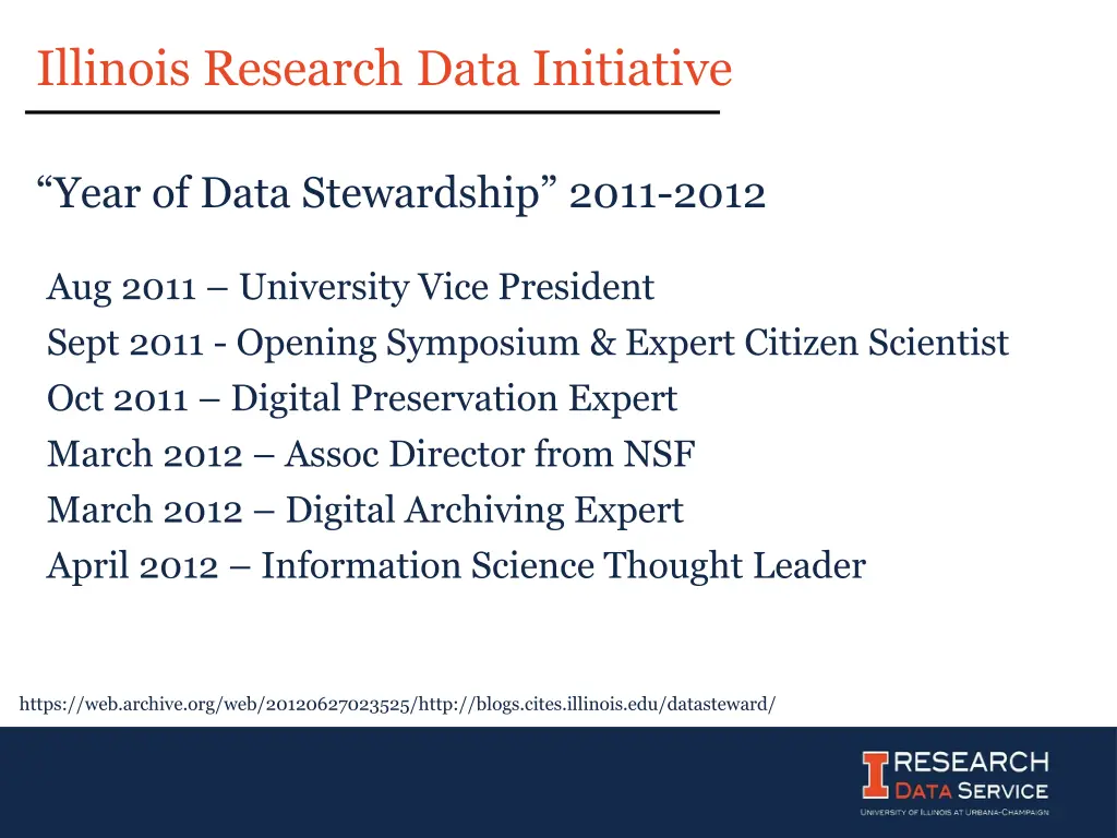 illinois research data initiative