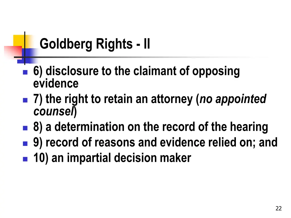 goldberg rights ii