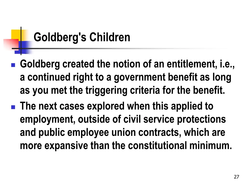 goldberg s children