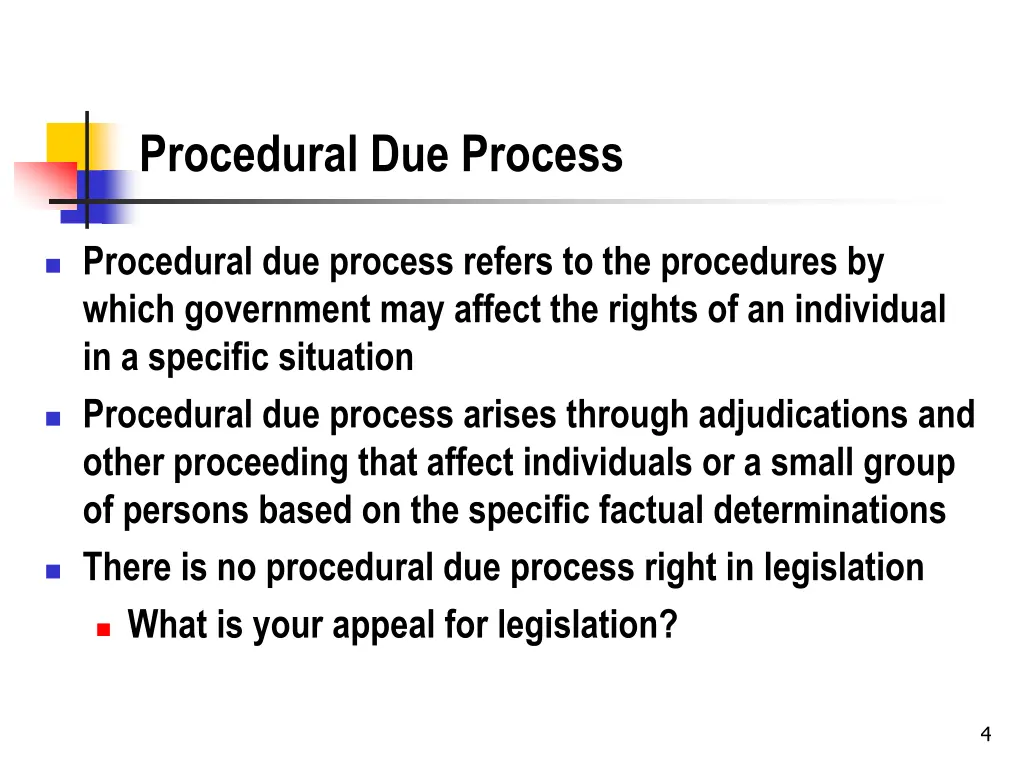 procedural due process