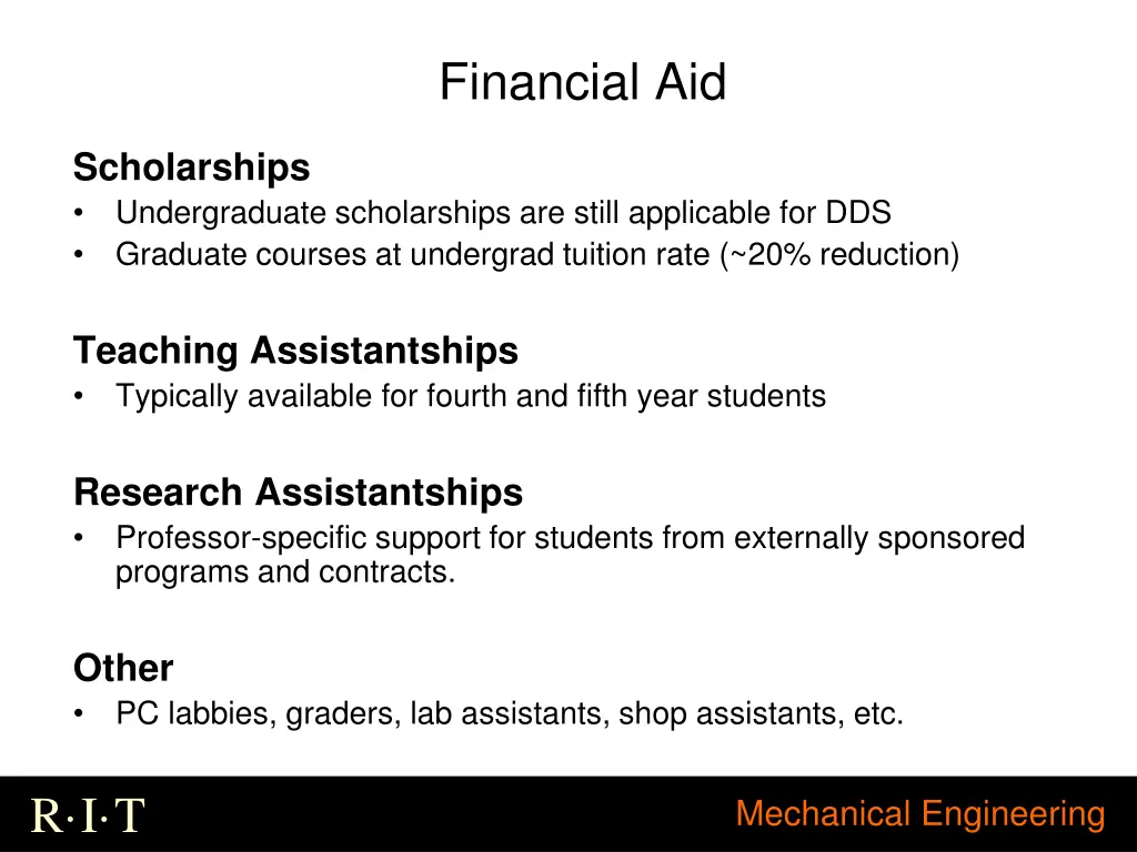 financial aid