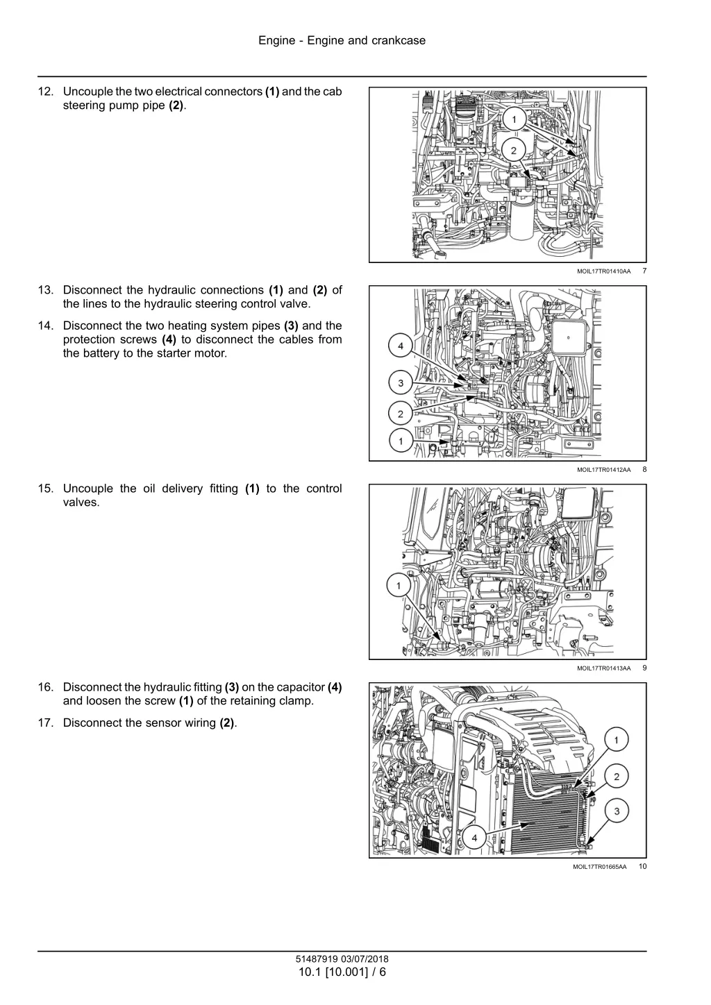 engine engine and crankcase 3