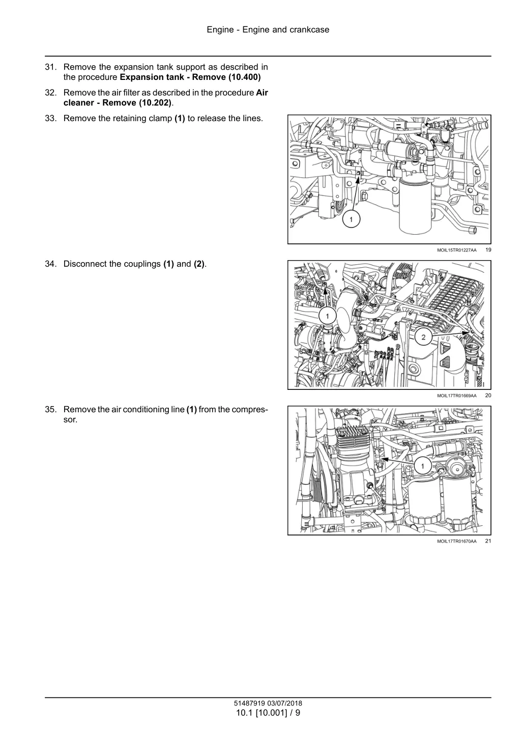 engine engine and crankcase 6