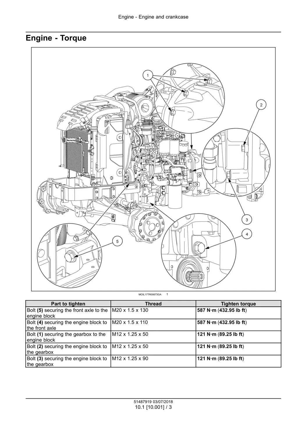 engine engine and crankcase