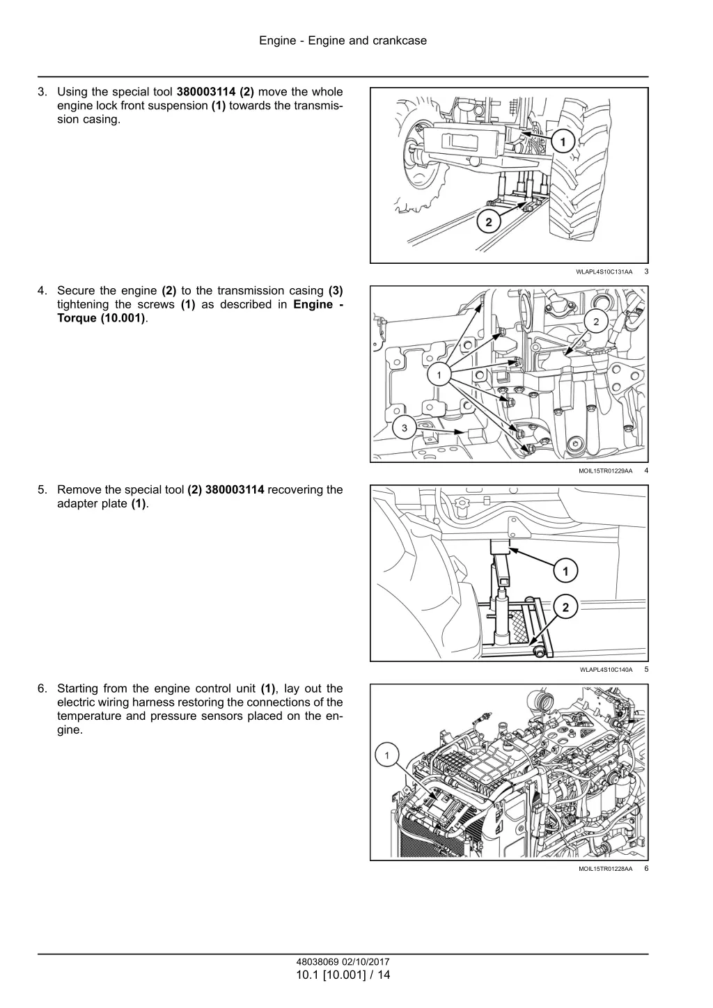 engine engine and crankcase 11