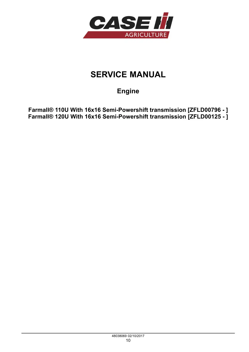 service manual 1