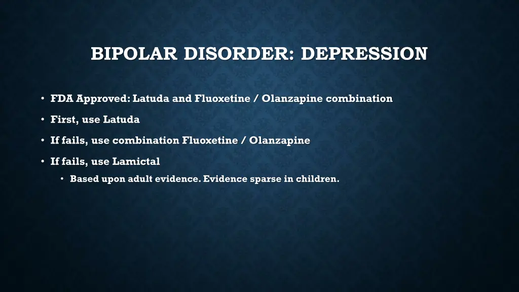 bipolar disorder depression