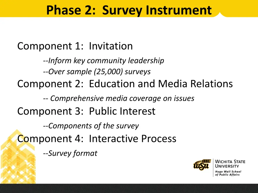 phase 2 survey instrument