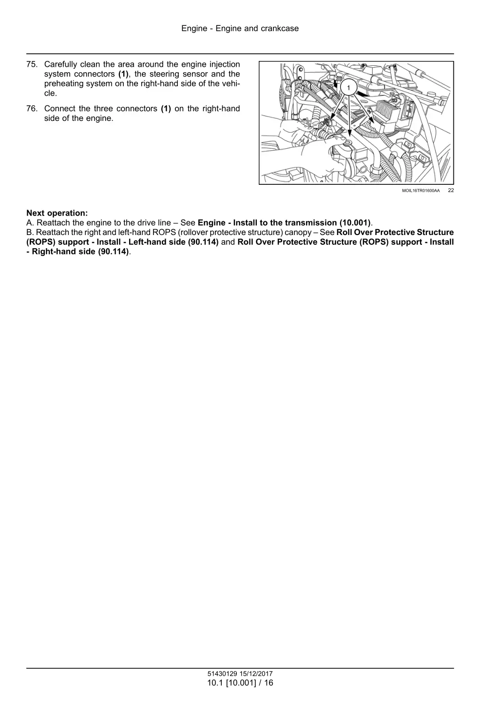 engine engine and crankcase 13