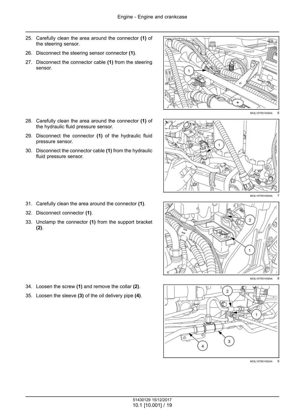 engine engine and crankcase 16