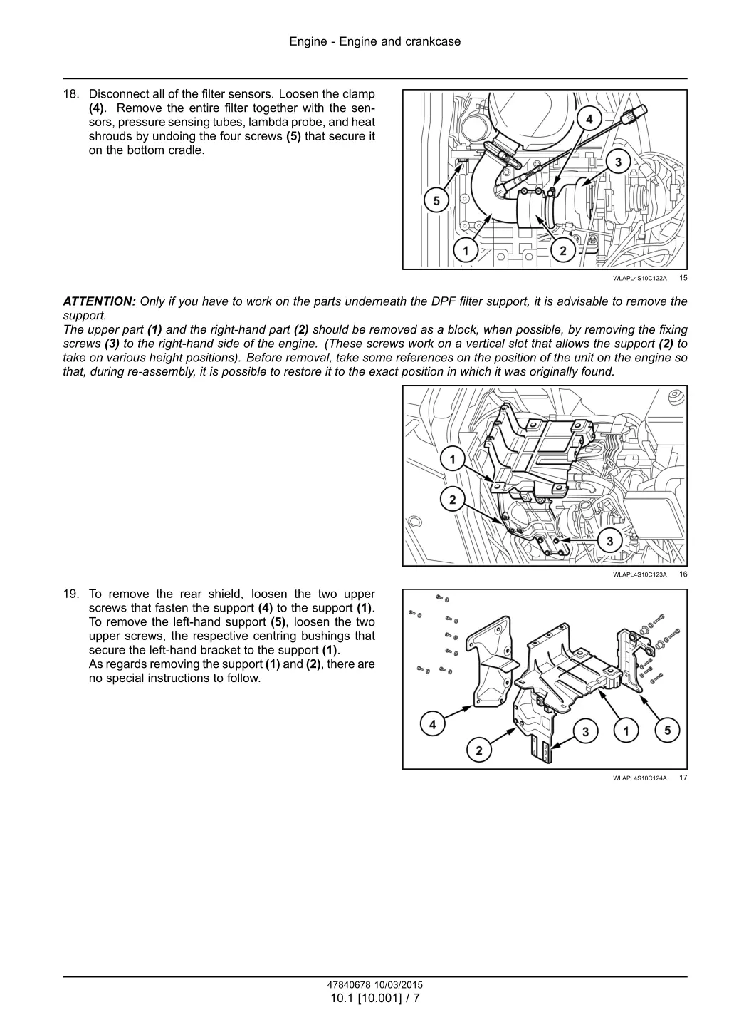 engine engine and crankcase 4