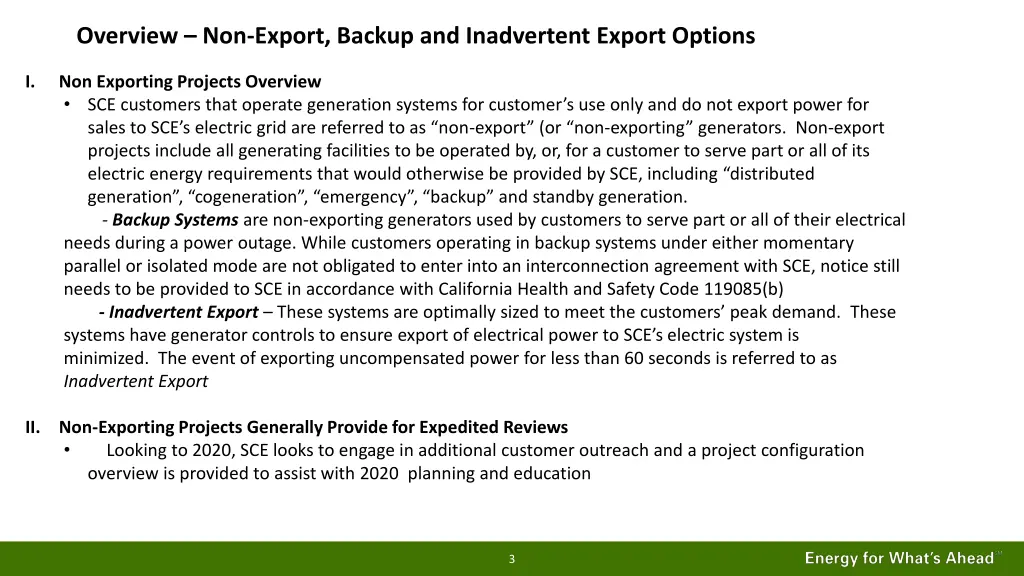 overview non export backup and inadvertent export 1