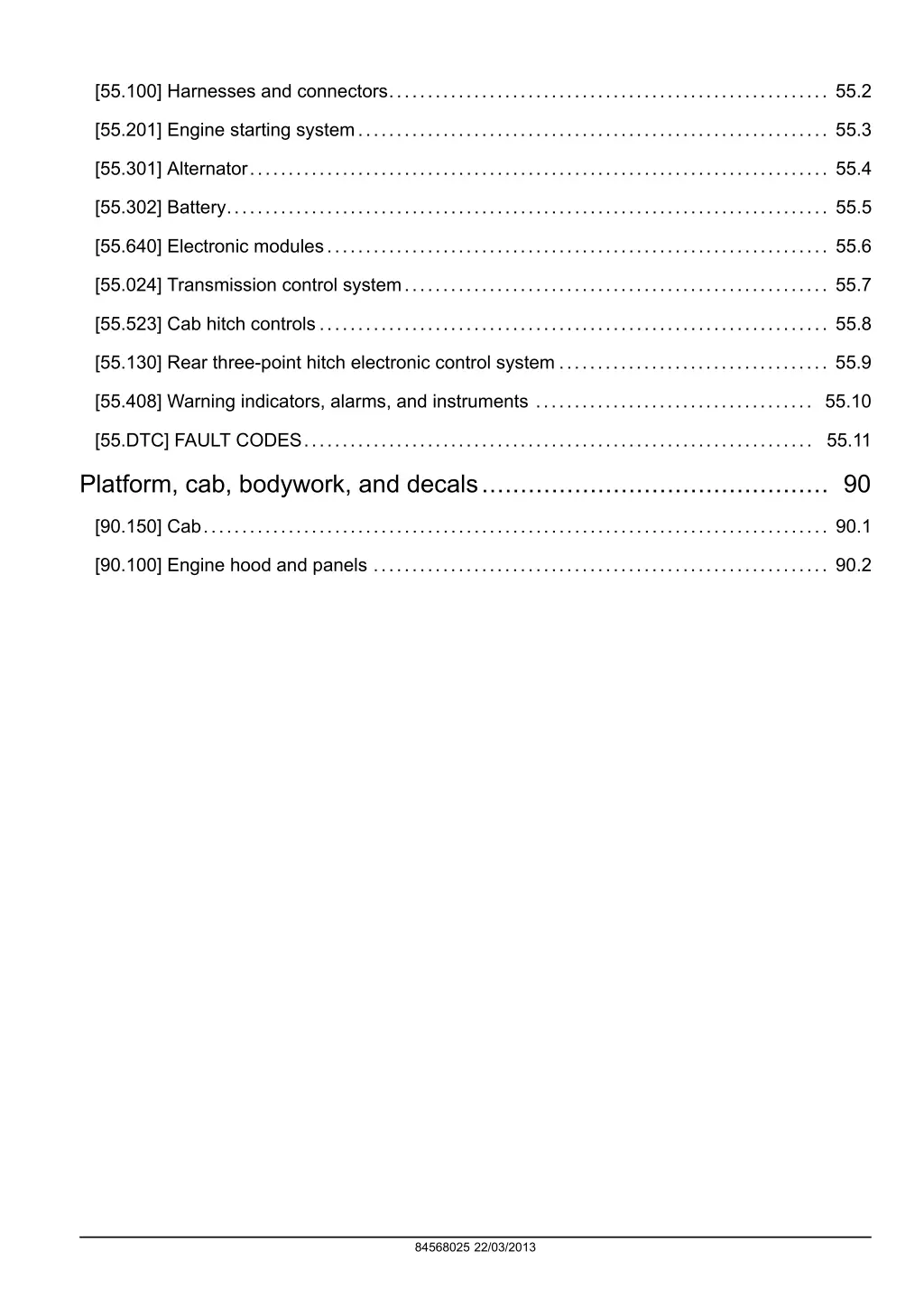 55 100 harnesses and connectors 55 2