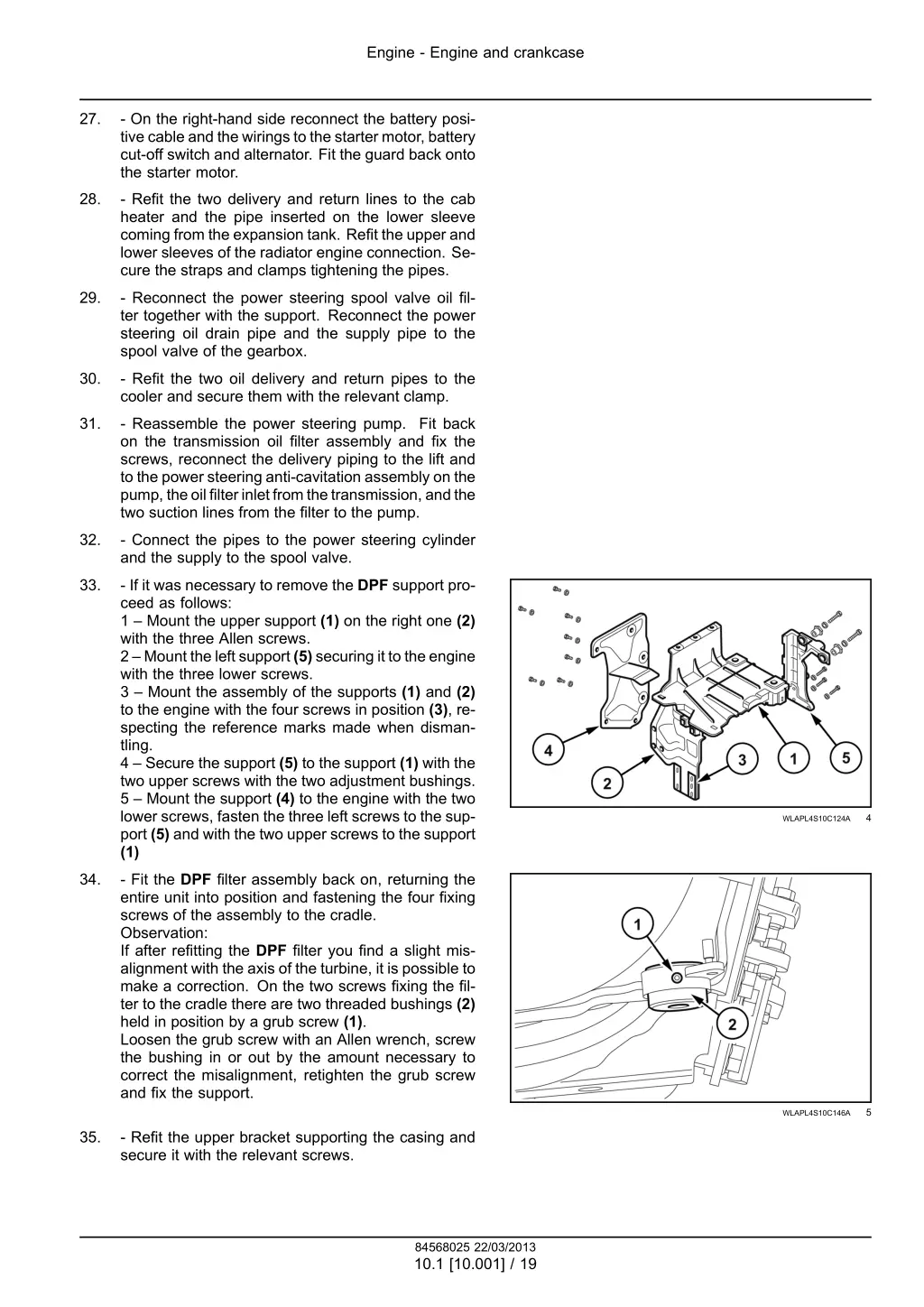 engine engine and crankcase 16