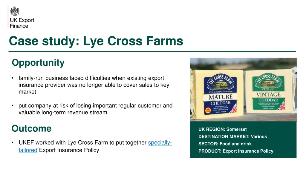 case study lye cross farms