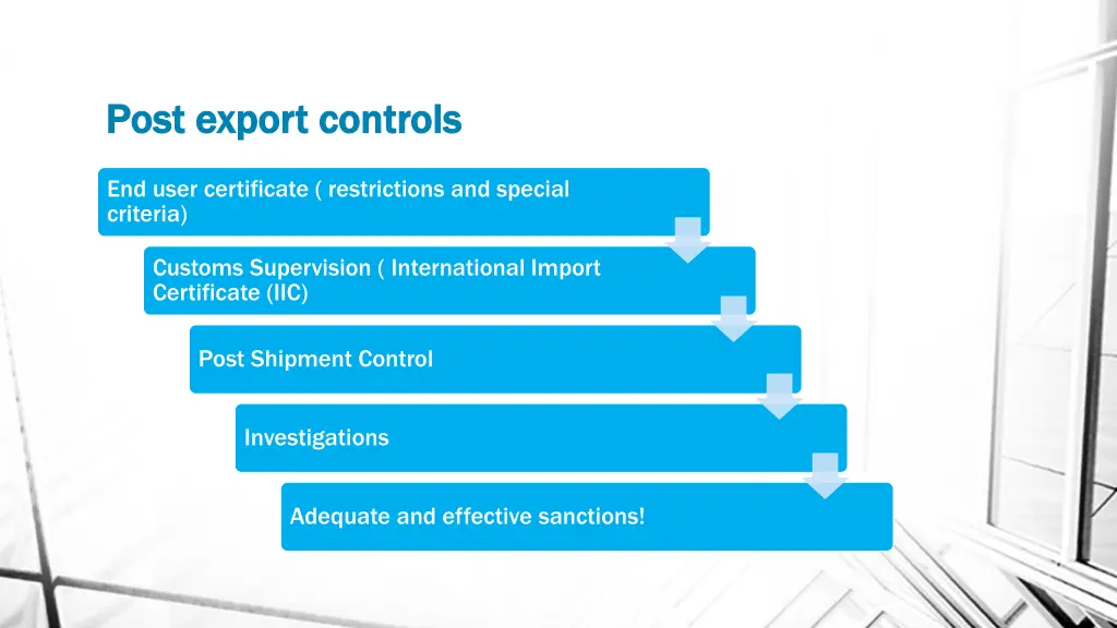 post export controls post export controls