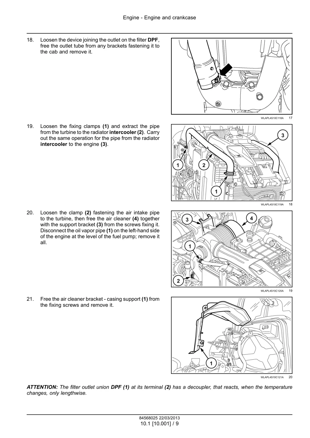 engine engine and crankcase 6