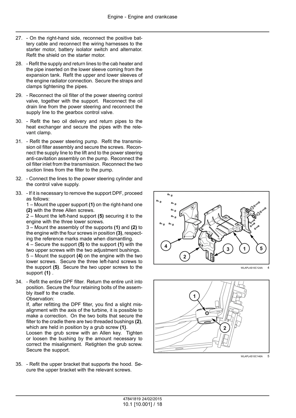 engine engine and crankcase 15