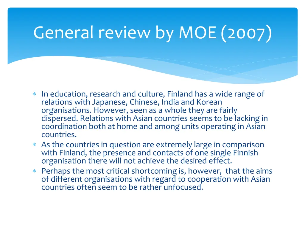 general review by moe 2007