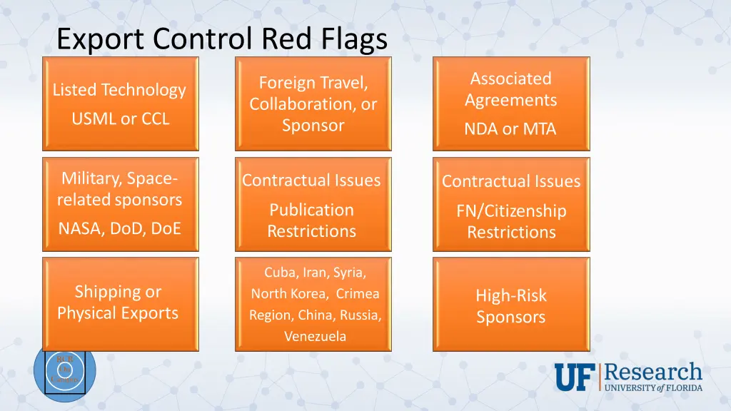 export control red flags