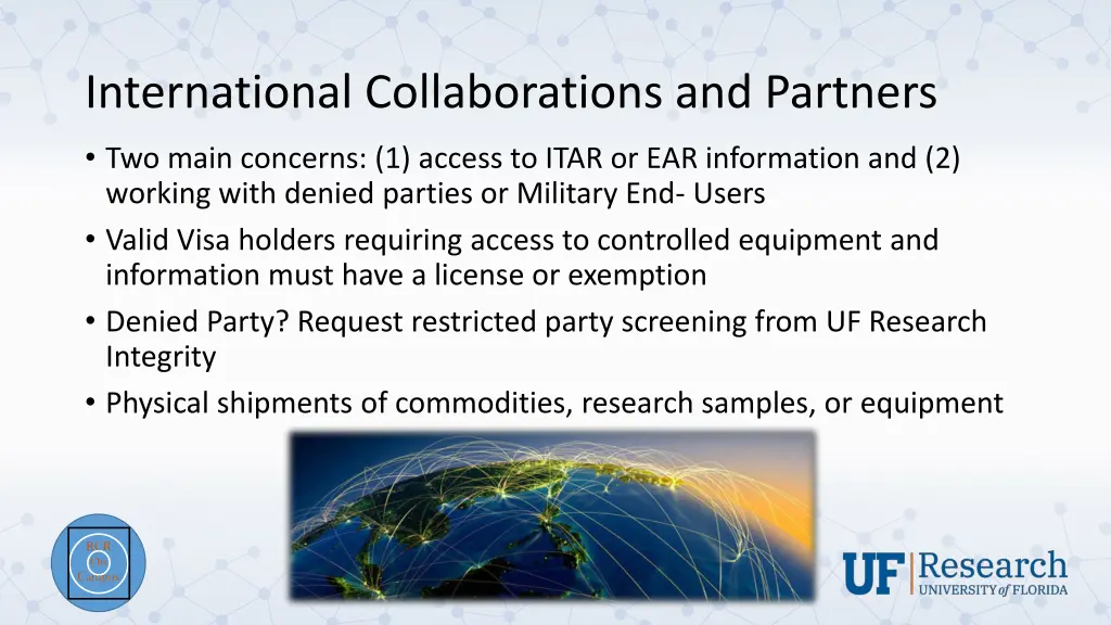 international collaborations and partners