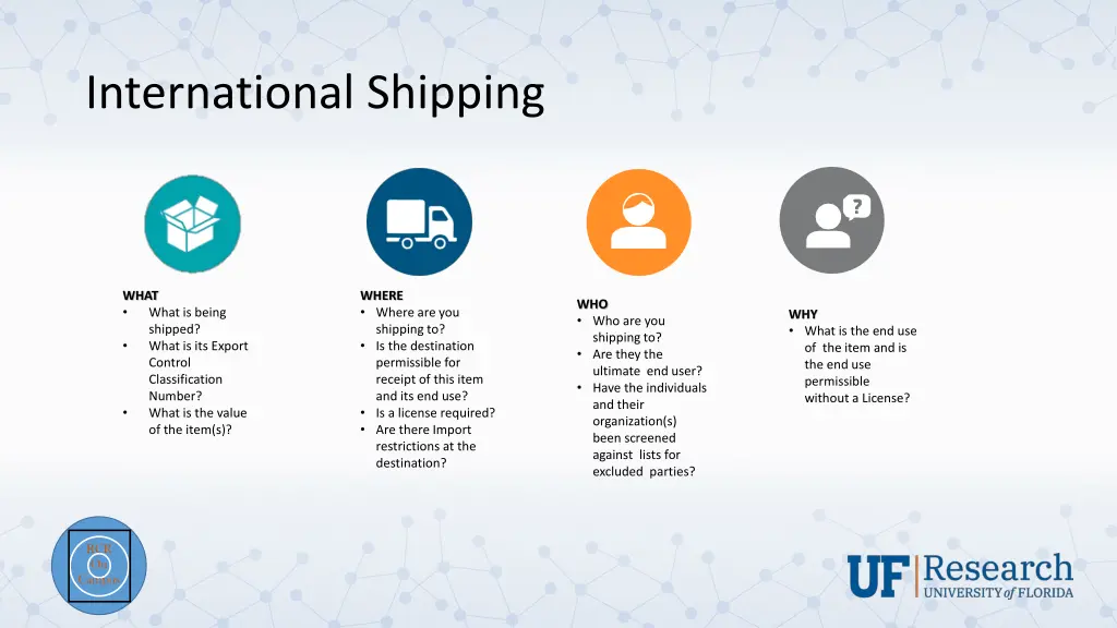 international shipping