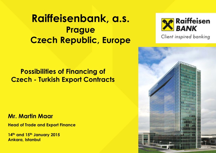 raiffeisenbank a s prague czech republic europe