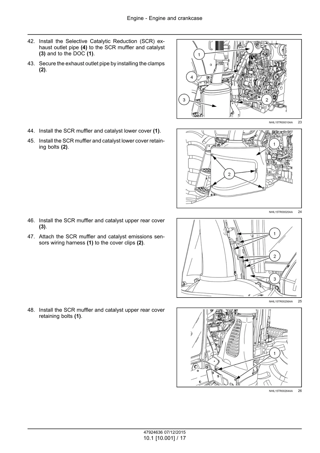 engine engine and crankcase 14