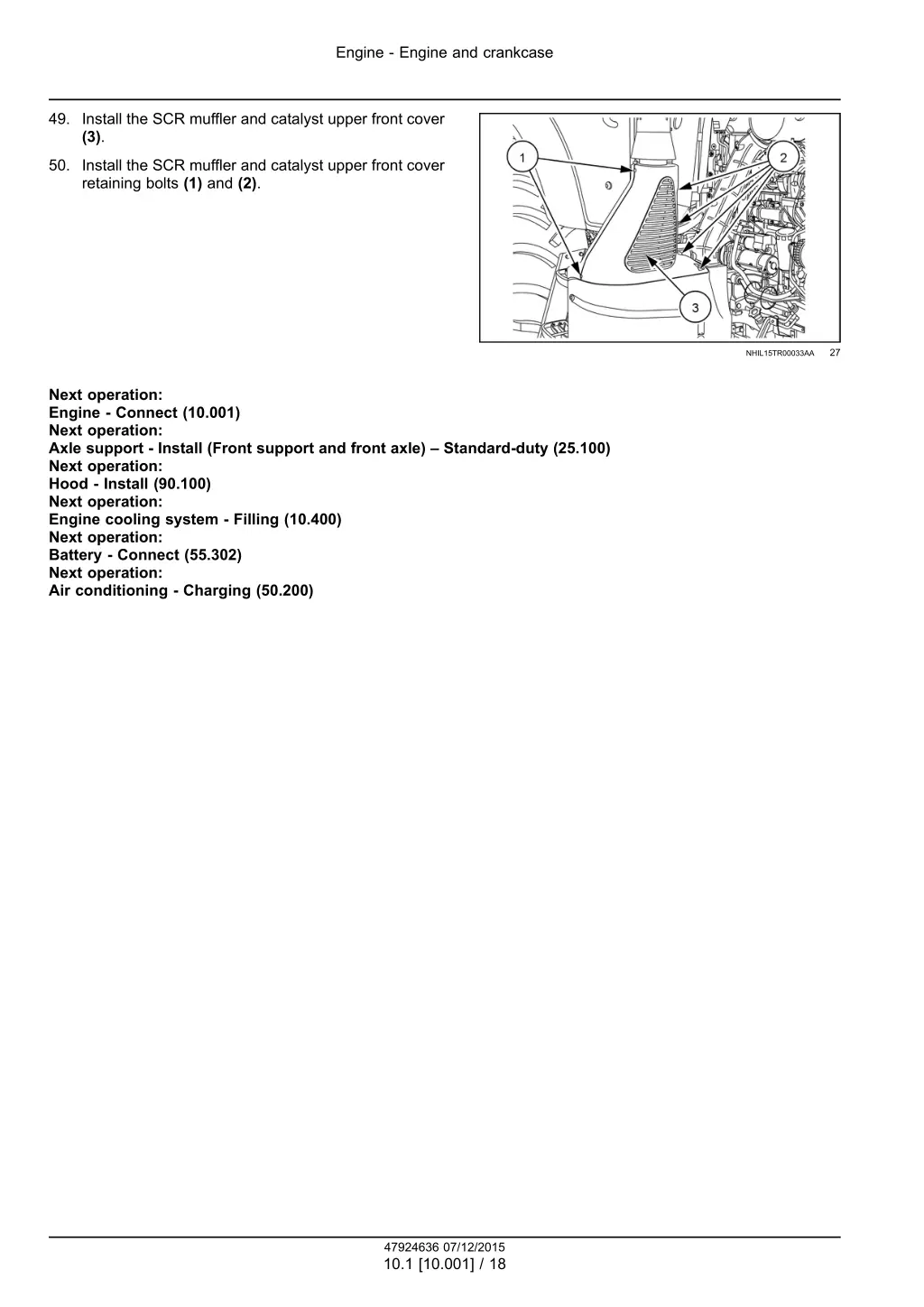 engine engine and crankcase 15