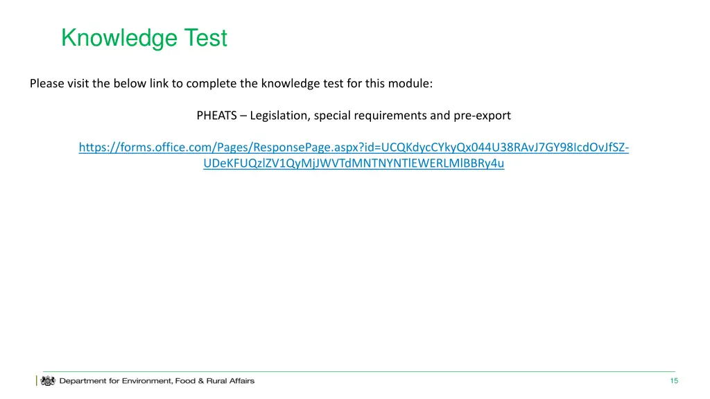 knowledge test 1